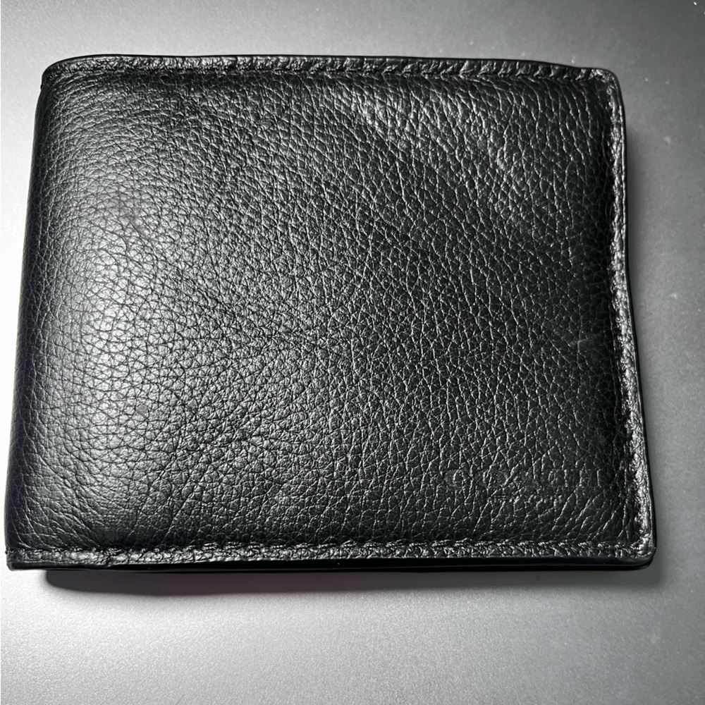 Men’s Coach Wallet Black Leather